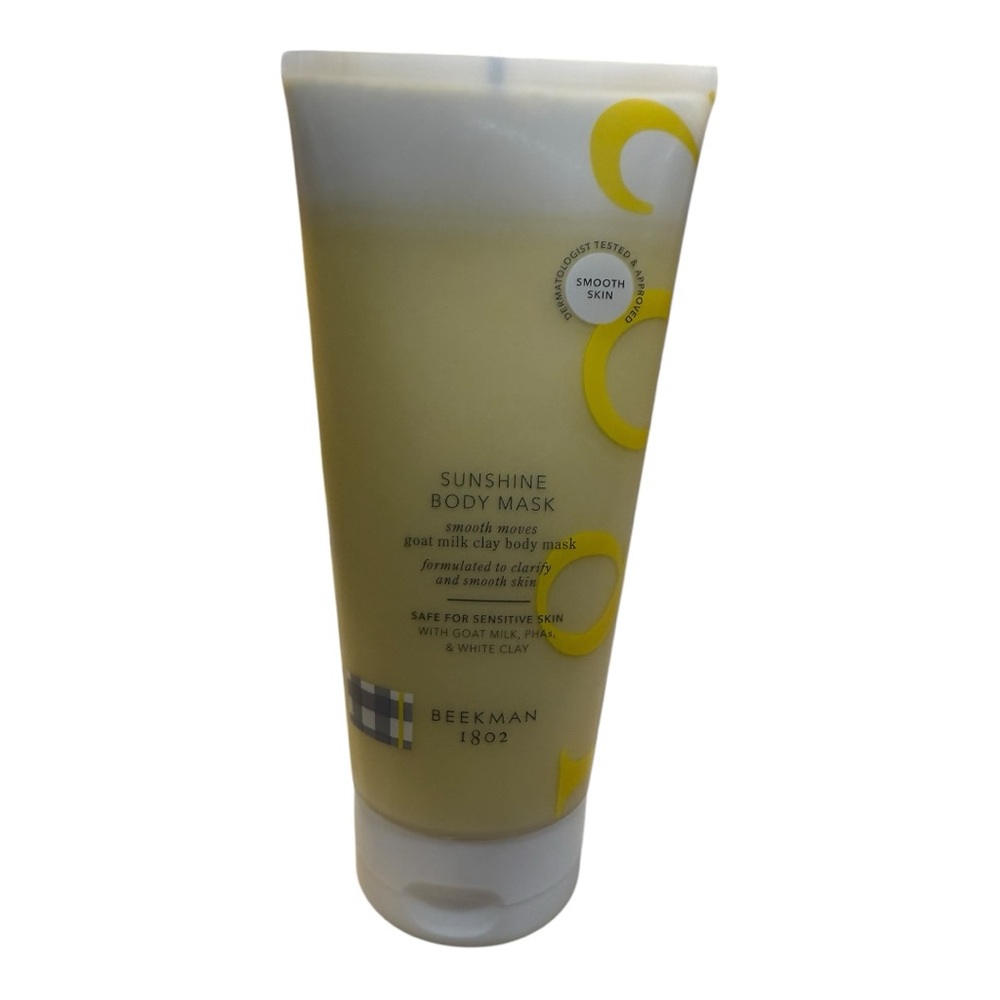 Beekman 1802 Sunshine Body Mask – Smooth Moves – Goat Milk Clay Body Mask – 8 oz
